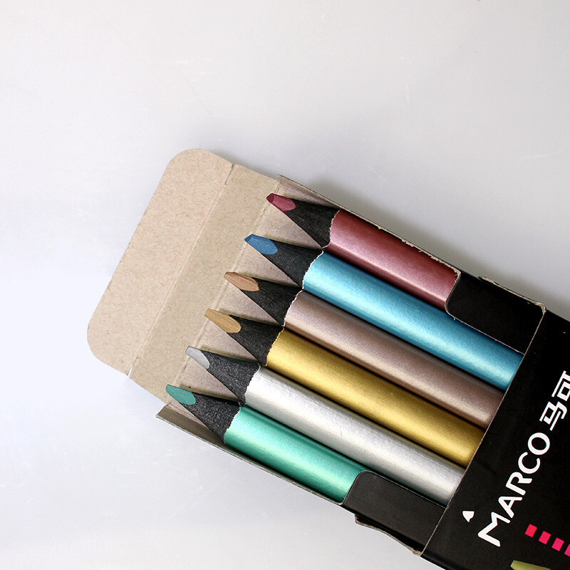 Marco Creion metalic Desen colorat Creion Schiță Creion Pictură Creioane colorate Rechizite pentru artă Set creioane color 5402B-06CB