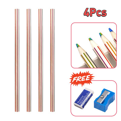 4/8/12 buc. Creion curcubeu Kawaii, 7 culori, creioane colorate cu gradient concentric, cadou pentru copii, creioane colorate, pictură artistică, desen, articole de papetărie