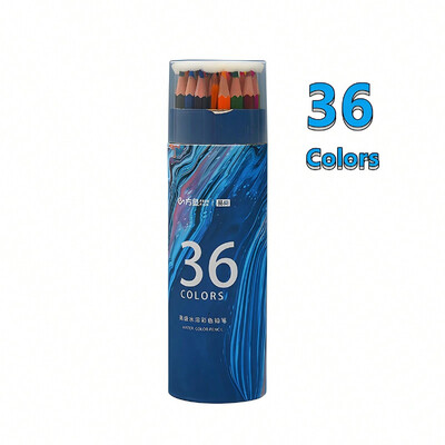 12/24/36/48 farieb Profesionálne akvarelové ceruzky Farebné ceruzky so šesťuholníkovou drevenou rukoväťou Sada umelcov Maľovanie Kreslenie Skica