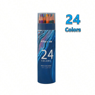 12/24/36/48 farieb Profesionálne akvarelové ceruzky Farebné ceruzky so šesťuholníkovou drevenou rukoväťou Sada umelcov Maľovanie Kreslenie Skica