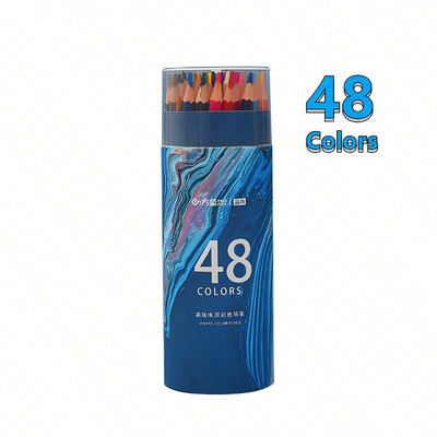 12/24/36/48 farieb Profesionálne akvarelové ceruzky Farebné ceruzky so šesťuholníkovou drevenou rukoväťou Sada umelcov Maľovanie Kreslenie Skica