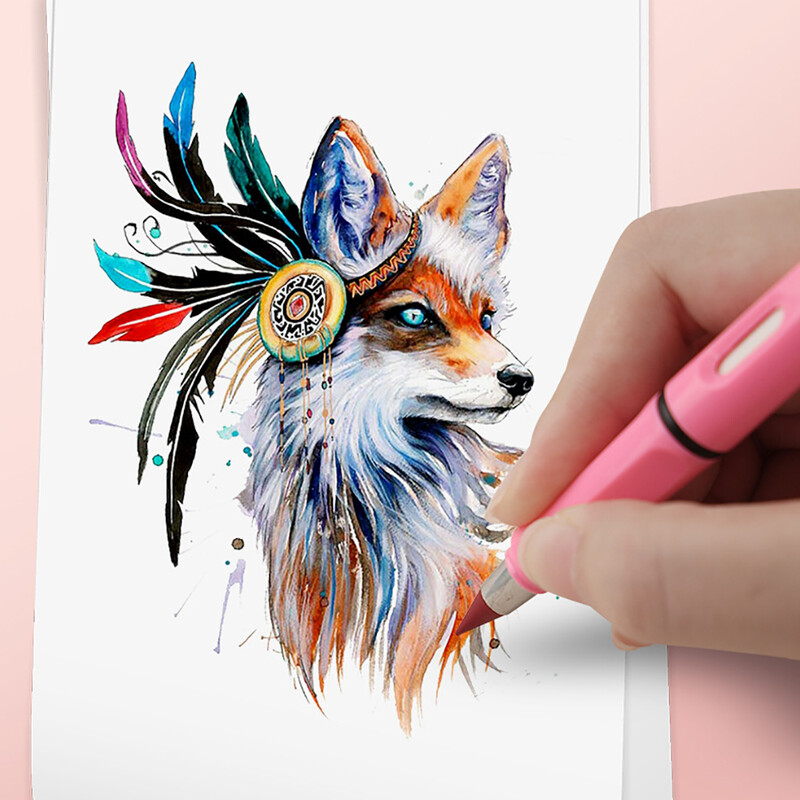 12 buc/set creion etern de culoare care poate fi șters magic Înlocuiește capul pictură pentru elevi ecologic, cadou pentru copii, cadouri pentru rechizite școlare