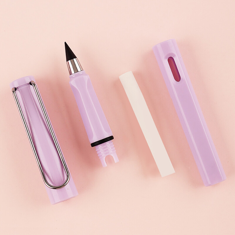 12 buc/set creion etern de culoare care poate fi șters magic Înlocuiește capul pictură pentru elevi ecologic, cadou pentru copii, cadouri pentru rechizite școlare