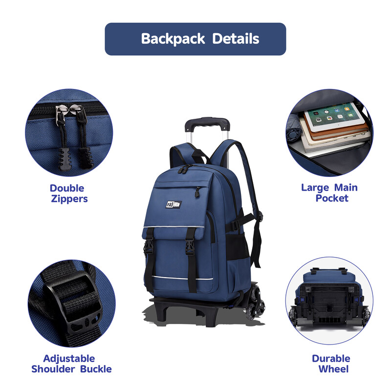 Käru Laste koolikotid Mochilas Kids Ratastega seljakotid Käru pagas Tüdrukute printsessi seljakott Laste seljakott Koolikott