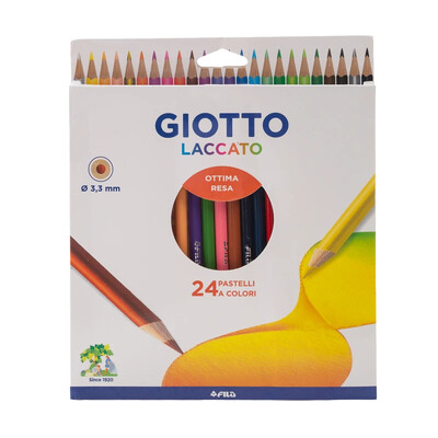 24 bucăți/cutie Creioane colorate din lemn Kawaii Desene pentru copii Creion rotund non-toxic pentru elevi Rechizite școlare