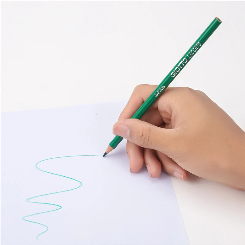 24 bucăți/cutie Creioane colorate din lemn Kawaii Desene pentru copii Creion rotund non-toxic pentru elevi Rechizite școlare