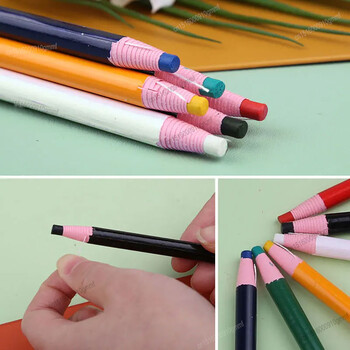 Σετ 6 χρωμάτων Peel-off Paper Roll Crayon Pencil For υφασμάτινο Δέρμα Μεταλλικό Γυαλί Κεραμικά Ξύλο Γραμμή Τοποθέτηση Σήμανση Τέχνη Σχέδιο