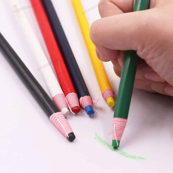 Σετ 6 χρωμάτων Peel-off Paper Roll Crayon Pencil For υφασμάτινο Δέρμα Μεταλλικό Γυαλί Κεραμικά Ξύλο Γραμμή Τοποθέτηση Σήμανση Τέχνη Σχέδιο