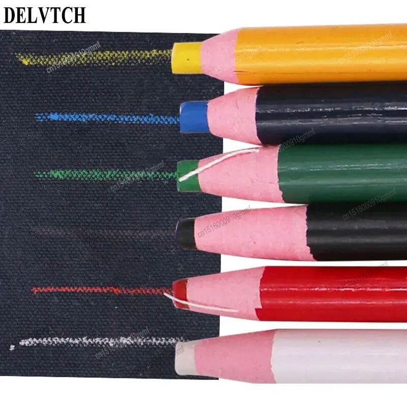 Set od 6 boja Rola papira za odljepljivanje Bojice Olovka za tkaninu Koža Metal Staklo Keramika Drvo Pozicioniranje linija Označavanje Umjetnički crtež