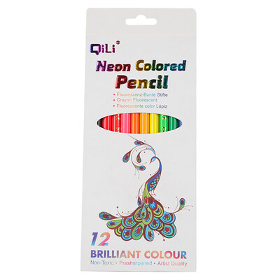 Σετ χρωματιστών μολυβιών 12 χρωμάτων Vibrant Oily Water Soluble Coloring Pencils Premium Artist Supplies for Sketching Coloring