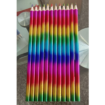 12 τμχ Rainbow Pencils Drawing Crayon Kawaii Παιδικό σετ μολυβιών χρωματιστό Ζωγραφική Graffiti Crayons Σχολική γραφική ύλη