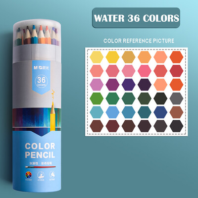 M&G 72/48/36/24//18/12 Culori Ulei/Acuarelă/Set de creioane colorate ștergebile pentru desen, colorat în apă Creioane colorate pentru școală