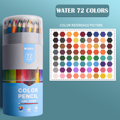 M&G 72/48/36/24//18/12 Culori Ulei/Acuarelă/Set de creioane colorate ștergebile pentru desen, colorat în apă Creioane colorate pentru școală