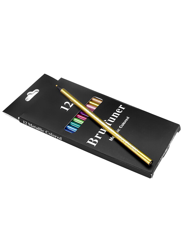 12 farebných metalických farebných ceruziek na kreslenie, skicovanie, sada na vyfarbenie, profesionálne umelecké potreby pre umelcov