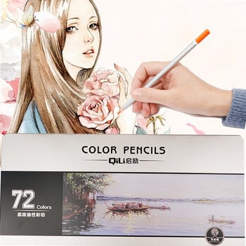 36/48 Colors Professional Art Drawing Μολύβια Ζωγραφική Σετ χρωματιστό μολύβι Ζωγραφισμένο στο χέρι Σχολικό στυλό σκίτσο