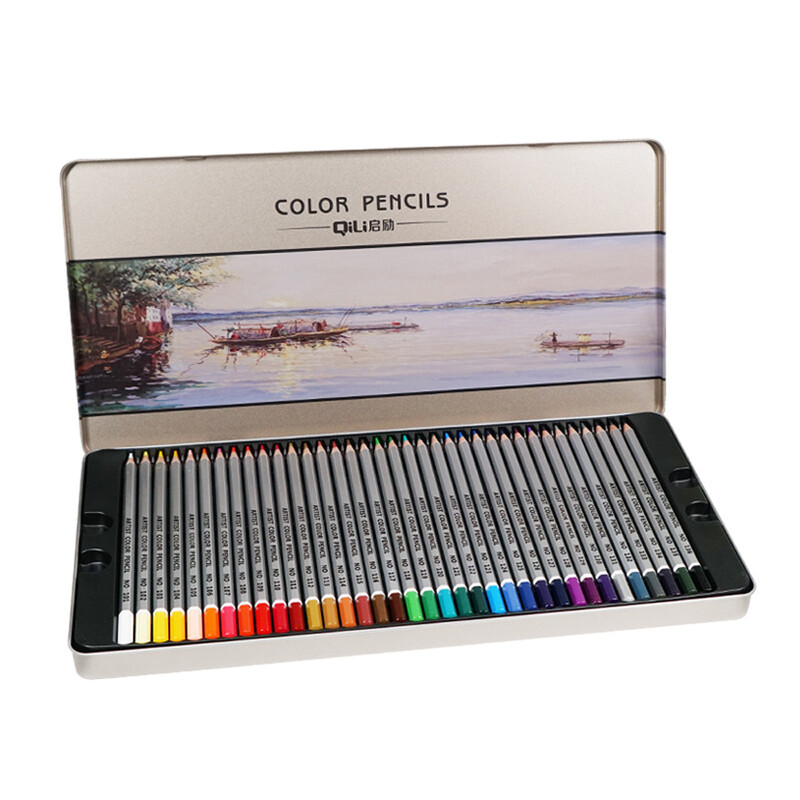 36/48 Colors Professional Art Drawing Μολύβια Ζωγραφική Σετ χρωματιστό μολύβι Ζωγραφισμένο στο χέρι Σχολικό στυλό σκίτσο