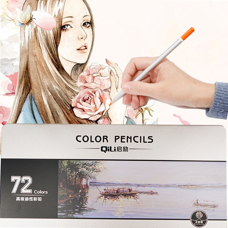 36/48 Colors Professional Art Drawing Μολύβια Ζωγραφική Σετ χρωματιστό μολύβι Ζωγραφισμένο στο χέρι Σχολικό στυλό σκίτσο