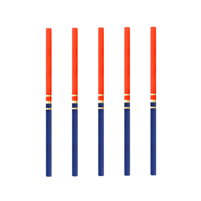 5 buc/lot creion special din lemn, bicolor, cu două capete, pentru scriere, pentru desen, marcator, pix, consumabile pentru artizanat, tijă rotundă