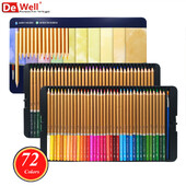 Värviline pliiats 72 Colors Artist akvarellpliiats Professionaalne joonistuspliiatsikomplekt kunstikooli õpilastele jõulukink