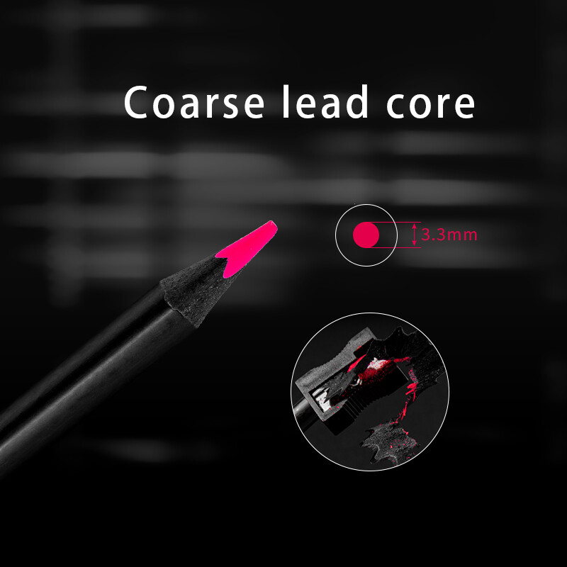 Set de creioane H&B Colores Rechizite de artă pe bază de ulei Bretele din lemn negru 24/50 Instrument de pictură în culori 3.3MM Miez de plumb desenat manual pentru școală