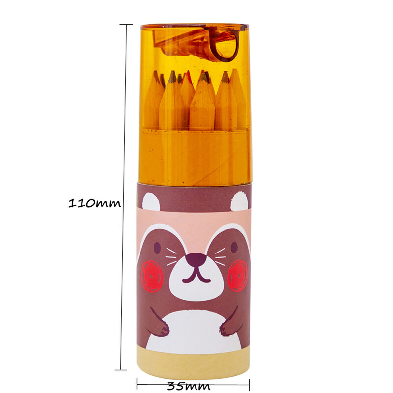 Dječji komplet bojica za olovke u 12 boja od 15 komada, slatki korejski pribor za pisanje, umjetnički alat za crtanje, profesionalna olovka u boji za školski pribor