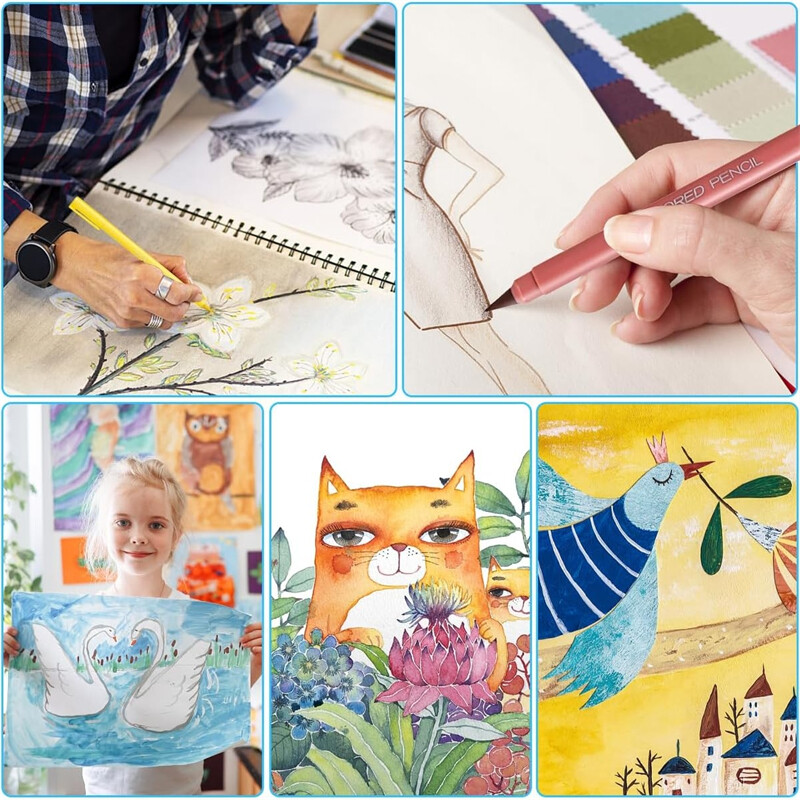 Olovke Everlasting Colours 12 kom Infinity Pencil Inkless Forever Pencil Višekratne olovke bez šiljenja za pisanje i crtanje