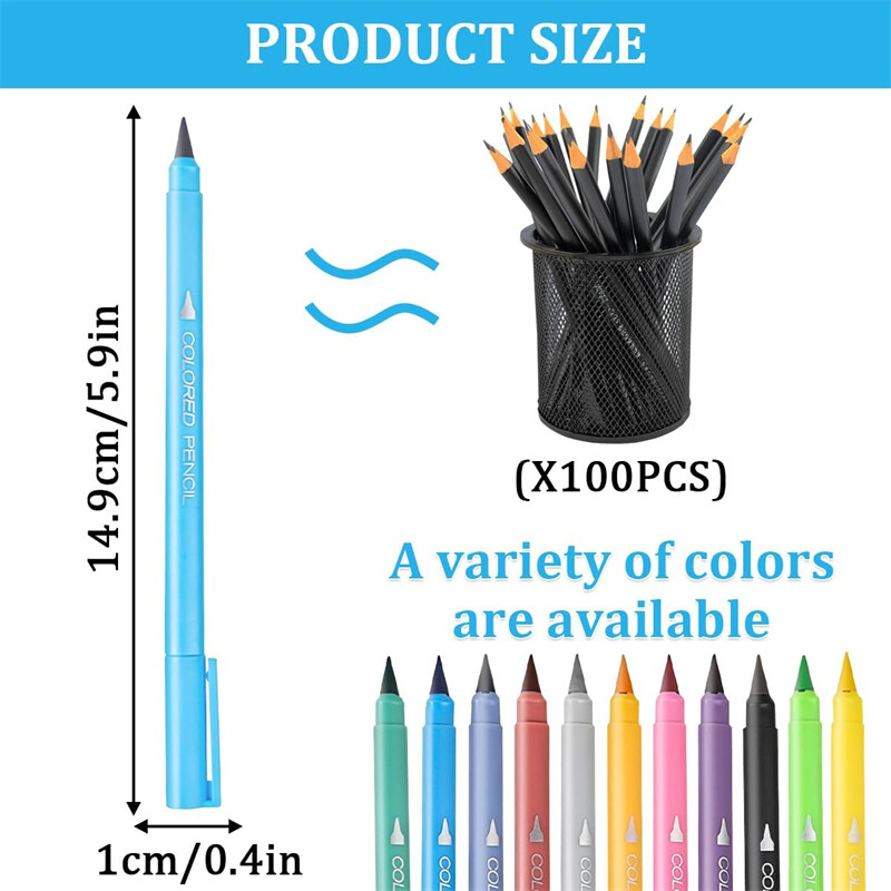 Olovke Everlasting Colours 12 kom Infinity Pencil Inkless Forever Pencil Višekratne olovke bez šiljenja za pisanje i crtanje