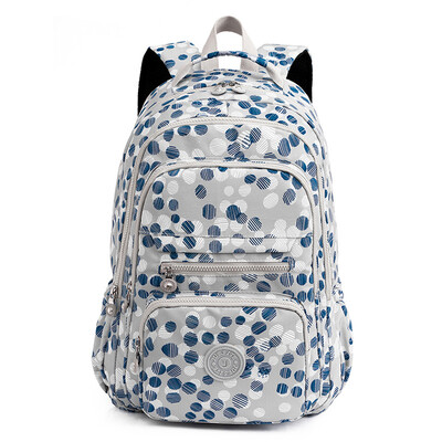 Rucsac de călătorie din nailon pentru școală, de calitate extra mare, pentru femei, geantă cu imprimare de flori pentru femei, pentru drumeții în aer liber.