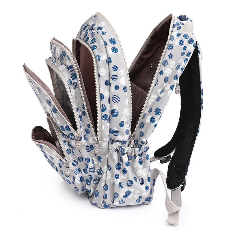 Rucsac de călătorie din nailon pentru școală, de calitate extra mare, pentru femei, geantă cu imprimare de flori pentru femei, pentru drumeții în aer liber.