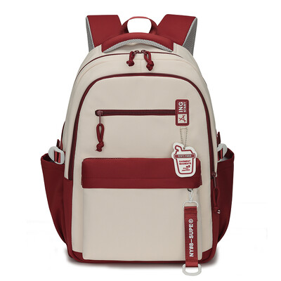 Ученическа чанта Mozhi Ученици в гимназията Начално училище пет или шест прогимназии Раница за намаляване на лекото натоварване с голям капацитет