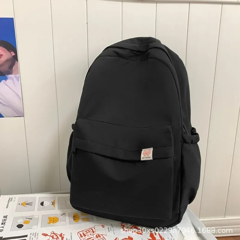 Uus veekindel nailonist naiste seljakott Naiste reisikott seljakotid koolikott teismelistele tüdrukutele ühevärviline raamatukott Mochila raamatukott