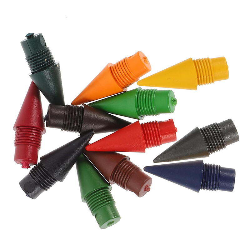 600 tk vahetatav piiramatu pliiatsiotsaga lõpmatu pliiats HB pliiatsiotsad Art Sketch kirjatarbed 12 värvi