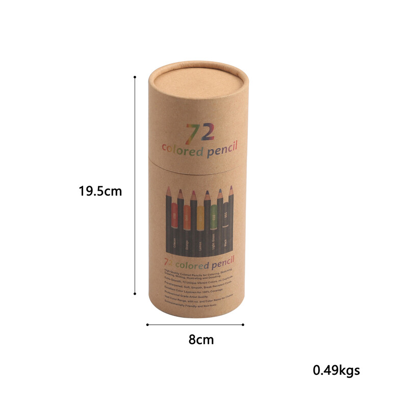 KALOUR 75pcs(72Colors) Χρωματιστό Σετ Μολυβιών Σετ Σχέδιο Σχέδιο Λάδι Επαγγελματικές λαπετσαρίες για Παιδιά Καλλιτέχνης Αρχαρίους Είδη τέχνης