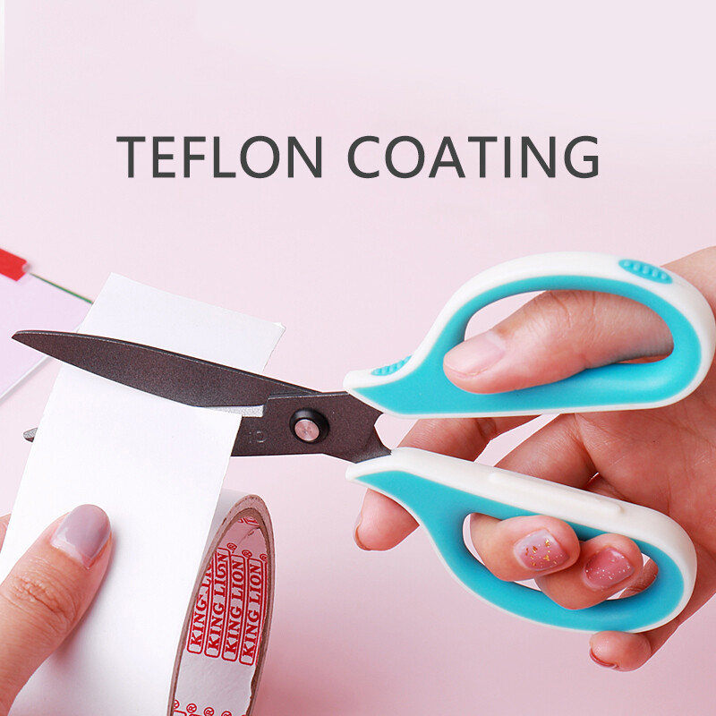 Višenamjenske škare Kućanske škare za šivanje od nehrđajućeg čelika Neljepljivi premaz Ljepljiva traka Alat za rezanje DIY Rukotvorine