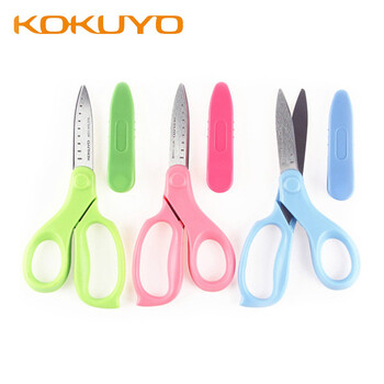 1 τεμ. Kokuyo Scissor Safe Utility Ζυγαριά λεπίδα Ατσάλινο κόφτη για δεξιόχειρες ή αριστερόχειρες Southpaw Office School Student A6988