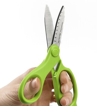 1 τεμ. Kokuyo Scissor Safe Utility Ζυγαριά λεπίδα Ατσάλινο κόφτη για δεξιόχειρες ή αριστερόχειρες Southpaw Office School Student A6988