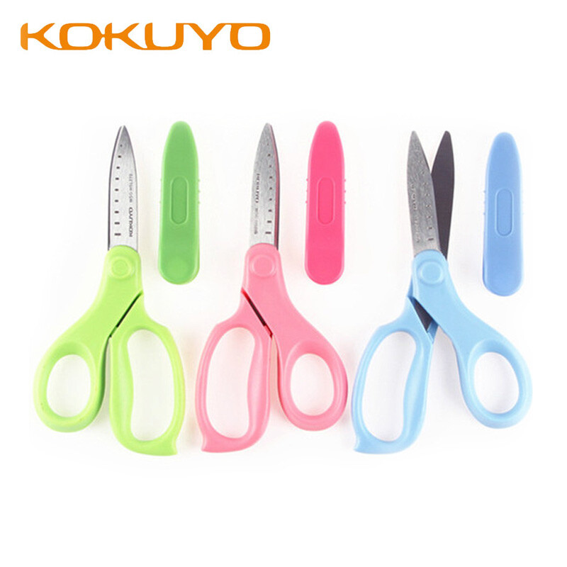 1kom Kokuyo Scissor Safe Utility Scale Blade Steel Cutter za dešnjaka ili ljevaka Southpaw Office School Student A6988