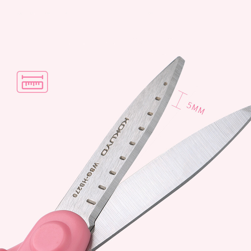 1kom Kokuyo Scissor Safe Utility Scale Blade Steel Cutter za dešnjaka ili ljevaka Southpaw Office School Student A6988