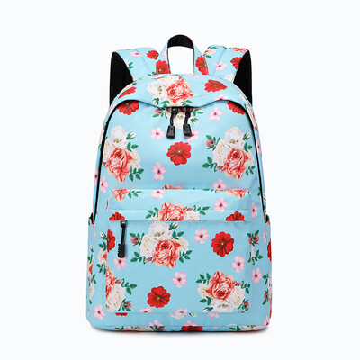 Modni najlonski ruksak Ženska ruksak s motivom cvijeća Torba na rame Nova školska torba za tinejdžerice Ženska školska ruksak