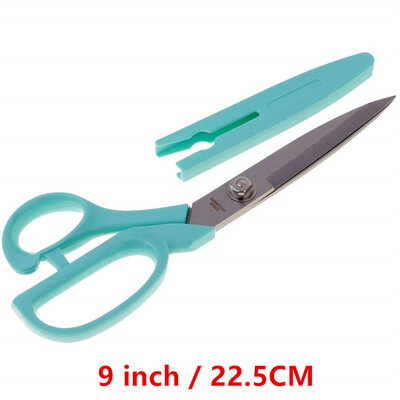 1 бр. Розово с капак Високовъглеродни професионални шевни ножици от неръждаема стомана Стоманени шивашки ножици Шивашки ножици за тъкани