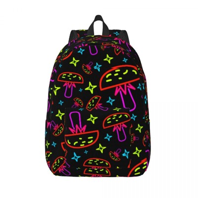 Seenejaht valgel lõuendil seljakott tüdrukutele poistele Magic College kooli reisikotid Naiste meeste raamatukott, mis sobib 15-tollisele sülearvutile