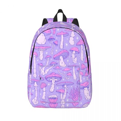 Seenejaht valgel lõuendil seljakott tüdrukutele poistele Magic College kooli reisikotid Naiste meeste raamatukott, mis sobib 15-tollisele sülearvutile