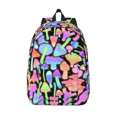 Seenejaht valgel lõuendil seljakott tüdrukutele poistele Magic College kooli reisikotid Naiste meeste raamatukott, mis sobib 15-tollisele sülearvutile