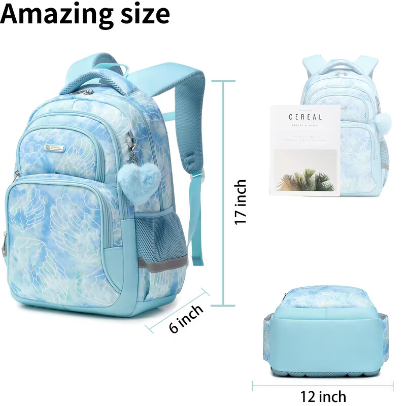 Cusangeli kvaliteetne multikas kott seljakott Multikas Rohelised tiivad Algklassiõpilastele Koolikotid Tüdrukud Lapsed Veekindlad Mochilas