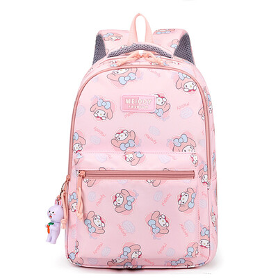 Kawaii Sanrio Hello Kitty Kuromi My Melody Cinnamoroll Rucsac de mare capacitate Rucsac ușor de agrement Versatil pentru fete