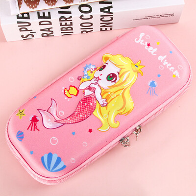 3D Cartoon Kawaii pliiatsikarbid EVA pliiatsikotid Suure mahutavusega multifunktsionaalsed koolitarbed armsad pliiatsikarbid õpilastele