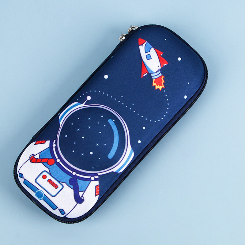 3D Cartoon Kawaii pliiatsikarbid EVA pliiatsikotid Suure mahutavusega multifunktsionaalsed koolitarbed armsad pliiatsikarbid õpilastele