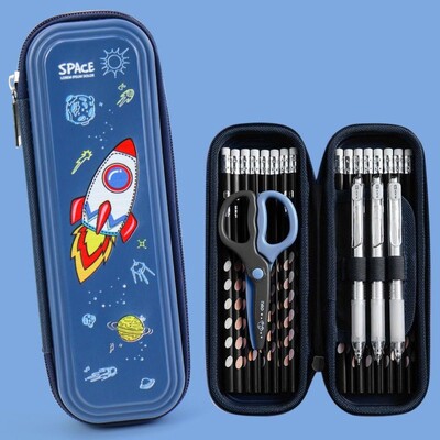 Χαριτωμένο μολυβοθήκη για αστροναύτες/κουνέλια/δεινόσαυρους μεγάλης χωρητικότητας Φορητή τσάντα στυλό Δώρο