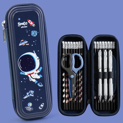 Χαριτωμένο μολυβοθήκη για αστροναύτες/κουνέλια/δεινόσαυρους μεγάλης χωρητικότητας Φορητή τσάντα στυλό Δώρο