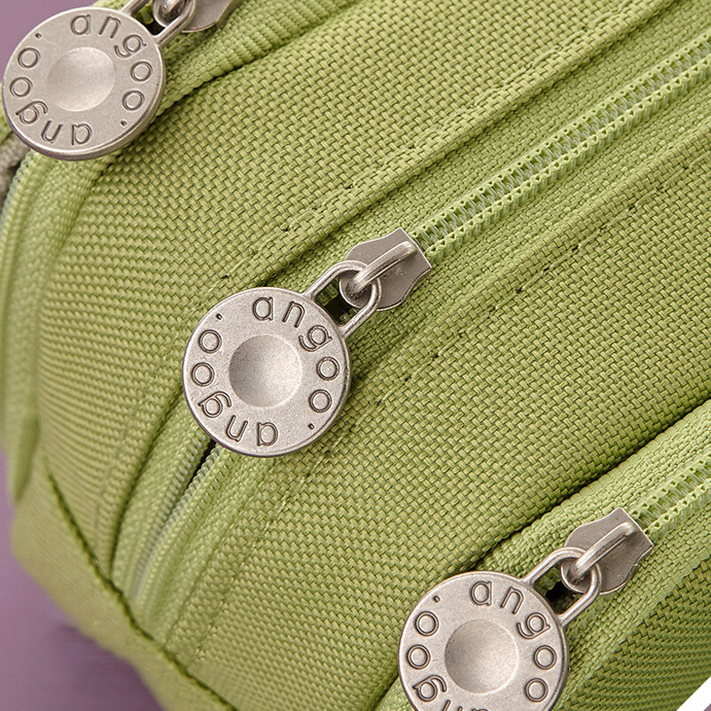 Angoo armas pliiatsiümbrislõuend tüdrukutele Macaron pliiatsikarp Mitmekihiline koolikott Kawaii pliiatsiümbris, pliiatsikotti, kirjatarbed